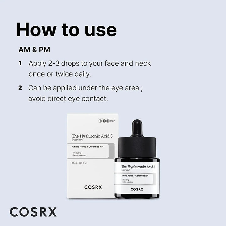 COSRX The Hyaluronic Acid 3 Serum