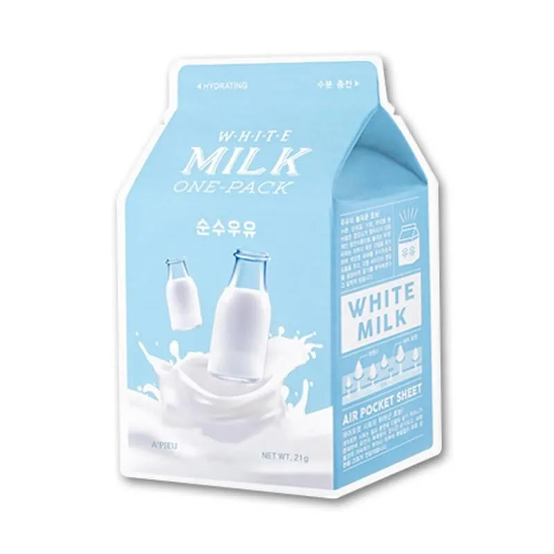 A'Pieu Milk One Pack Mask White