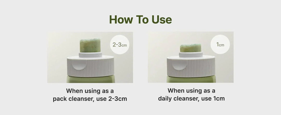 Green Tea + LHA Deep Pore Rice Cake Cleanser