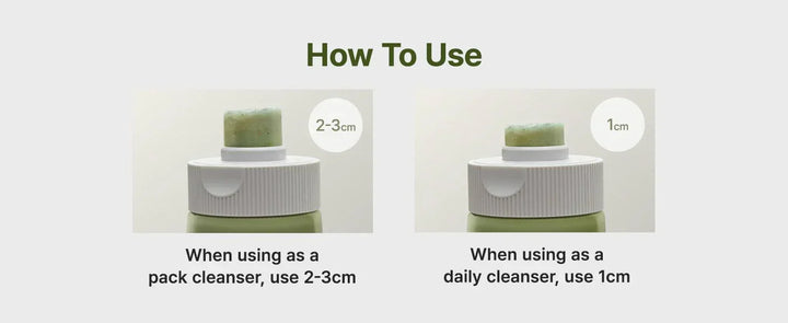 Green Tea + LHA Deep Pore Rice Cake Cleanser