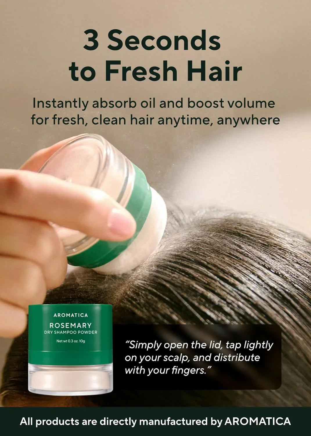 Rosemary Dry Shampoo Powder