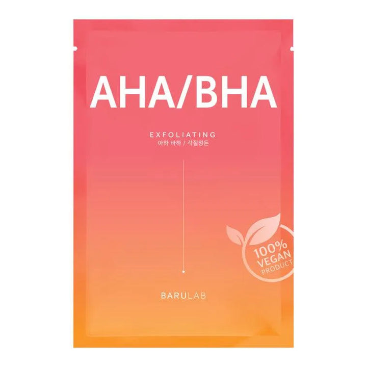 Barulab The Clean Vegan Mask AHA/BHA exfoliating Korean skincare vegan sheet mask