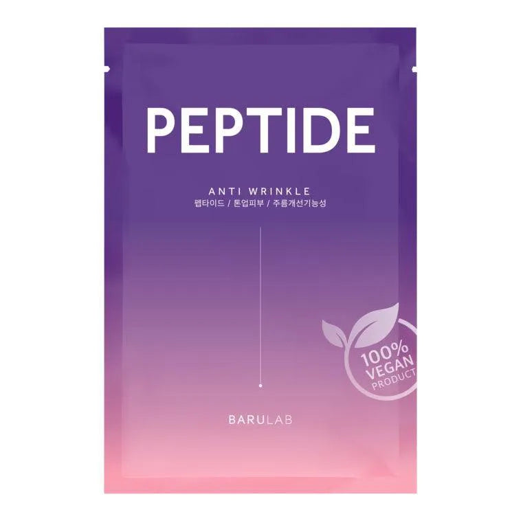 Barulab The Clean Vegan Mask Peptide Korean skincare anti-wrinkle sheet, 100% vegan, Me Time Groningen