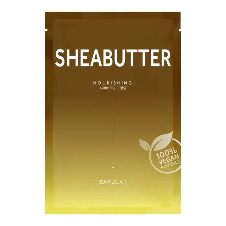 Barulab The Clean Vegan Mask Shea Butter nourishing Korean sheet mask, 100% vegan, Me Time Groningen
