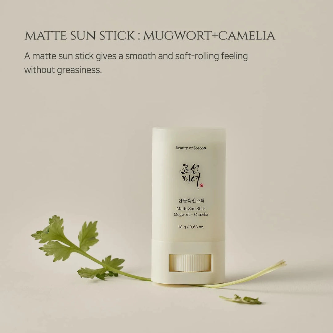 Beauty of Joseon Matte Sun Stick : Mugwort + Camelia SPF50+ PA++++