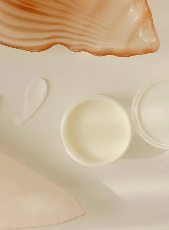 Beauty of Joseon Radiance cleansing balm open jar on neutral background, Korean skincare Netherlands