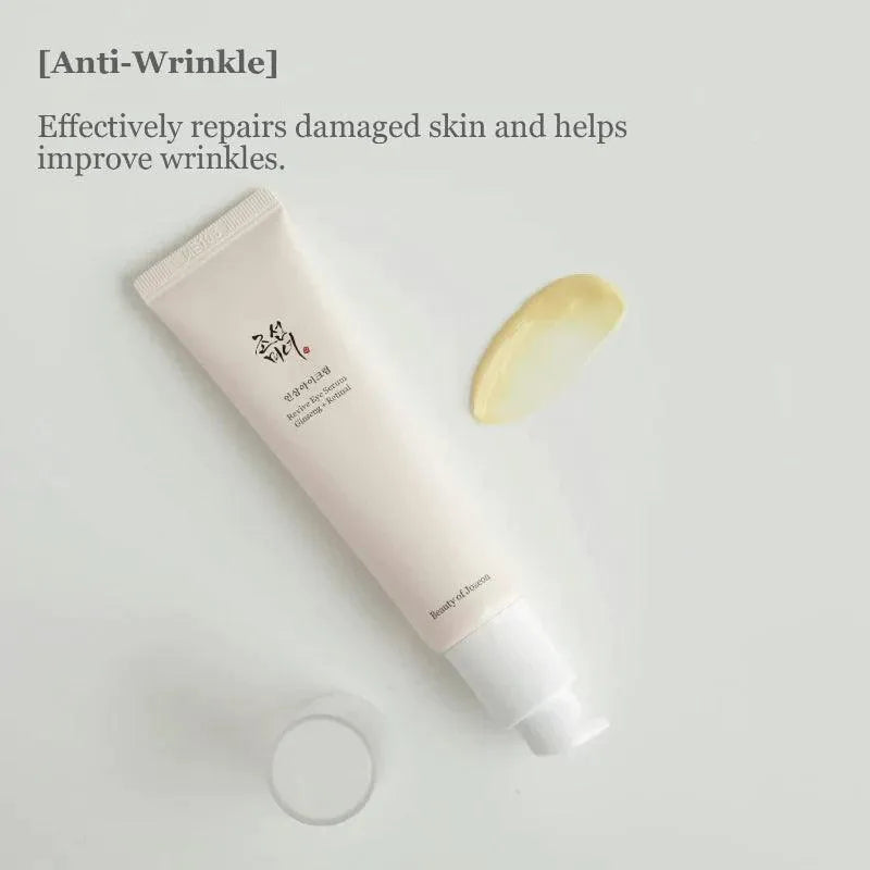 Beauty of Joseon Revive Eye Serum Korean skincare tube with cream on white background