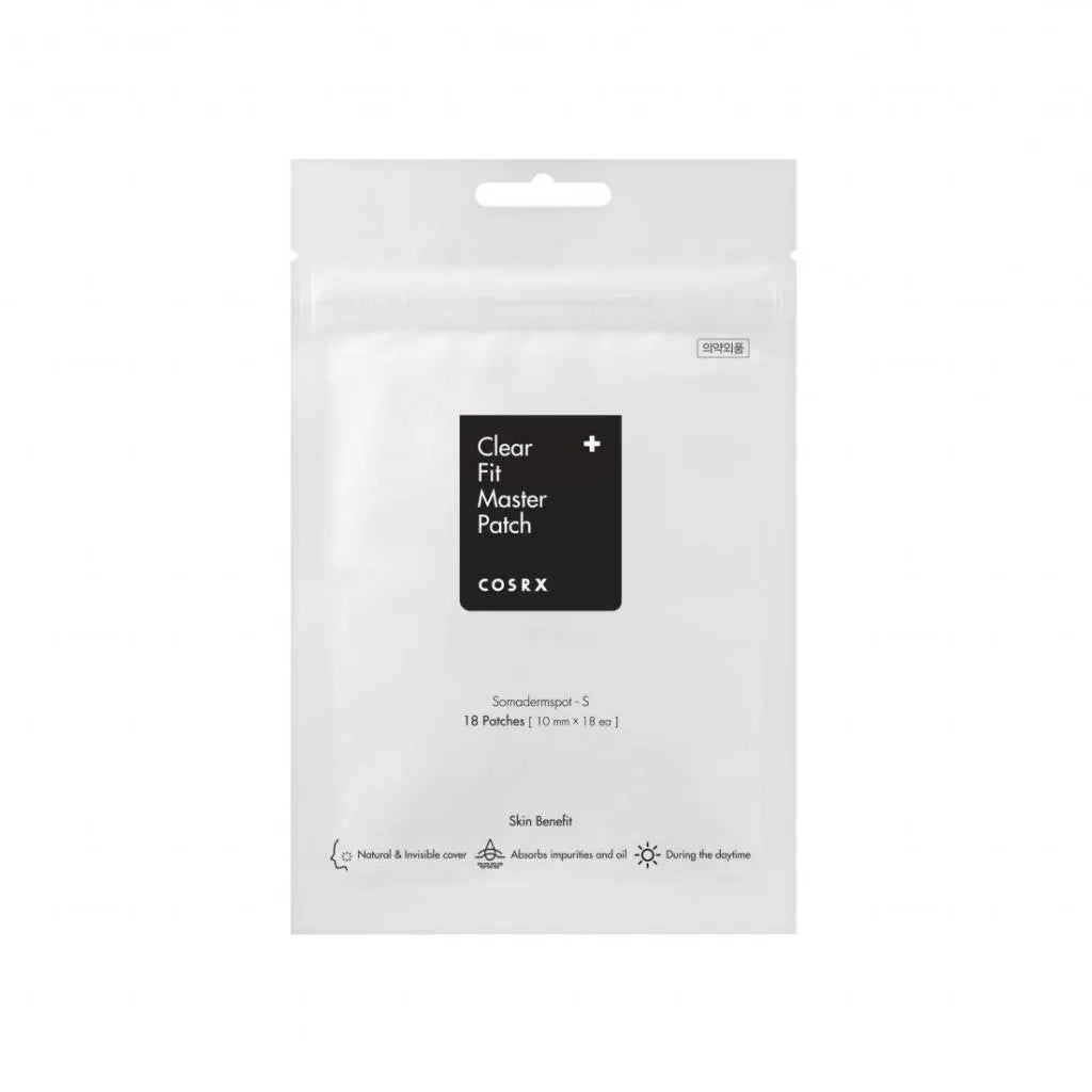 COSRX Clear Fit Master Patch Korean skincare product in white pouch, Me Time Groningen