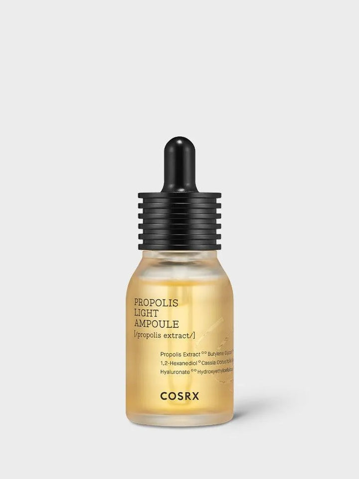 COSRX Propolis Light Ampoule Korean skincare serum bottle on white background, Me Time Groningen