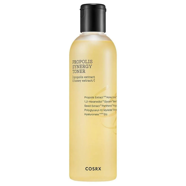 COSRX Propolis Synergy Toner bottle, Korean skincare product, Me Time Groningen