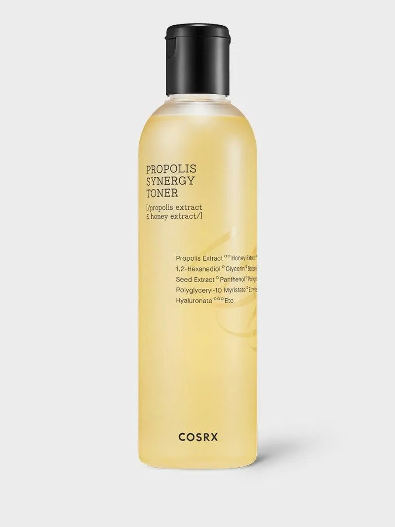 COSRX Propolis Synergy Toner bottle, Korean skincare product at Me Time Groningen