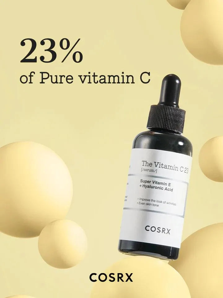 COSRX The Vitamin C 23% serum bottle with dropper, Korean skincare at Me Time Groningen