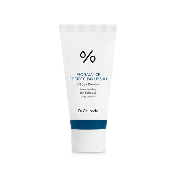 Dr. Ceuracle Pro Balance Biotics Clear Up Sun SPF 50 Korean sunscreen from Me Time Groningen