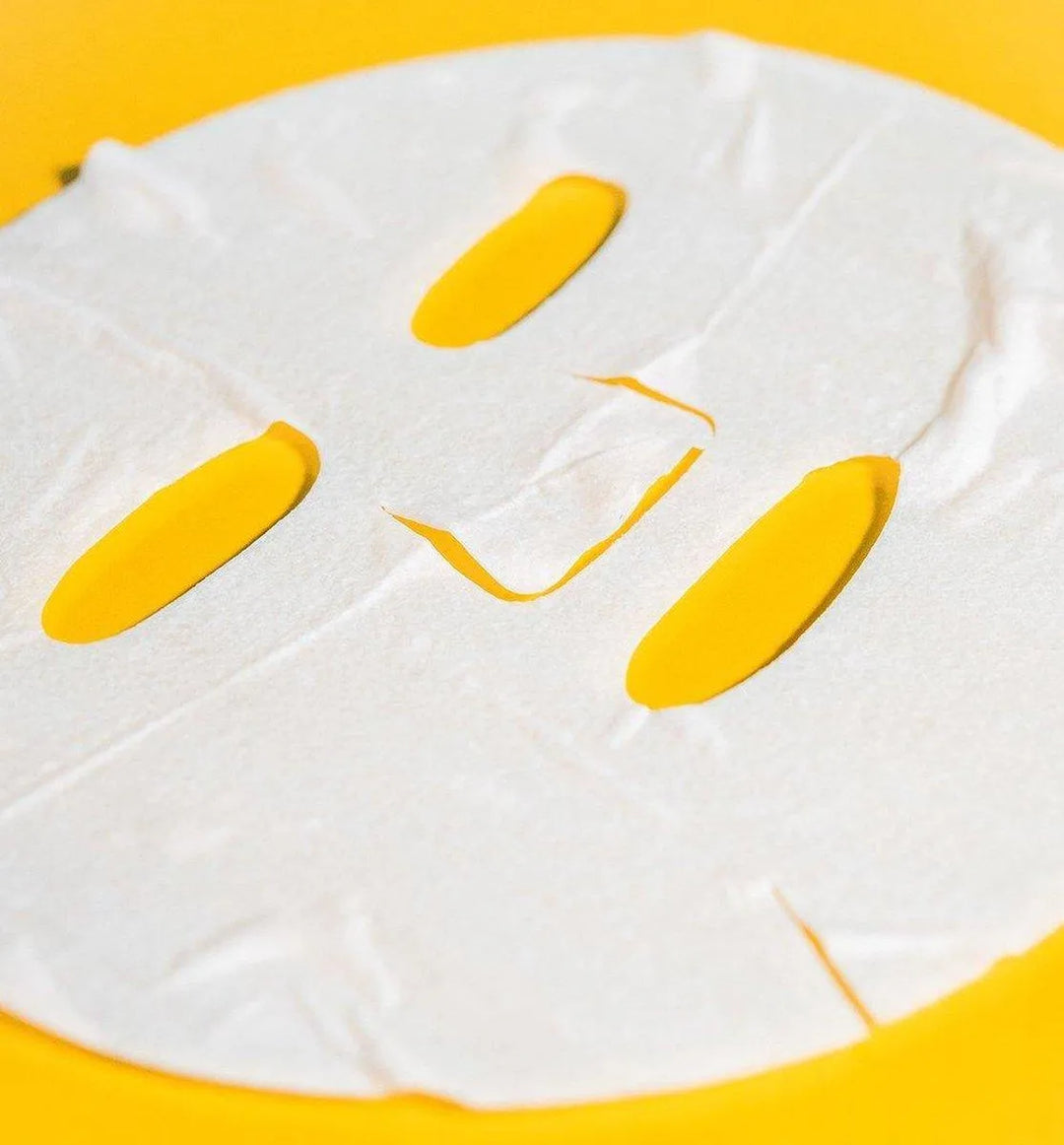 Dr. Jart Korean sheet mask on yellow background, skincare product at Me Time Groningen