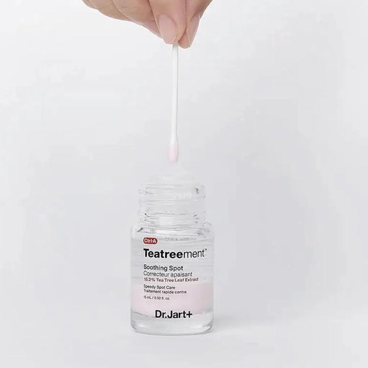 Dr.Jart+ Teatreement Soothing Spot treatment bottle with cotton swab, Korean skincare Nederland