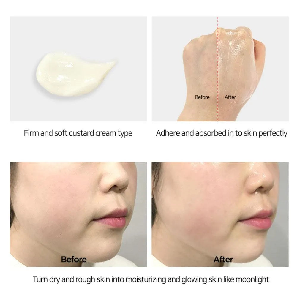 Frudia Blueberry Honey Overnight Mask before and after results on skin, shown at Me Time Groningen Korean skincare shop.