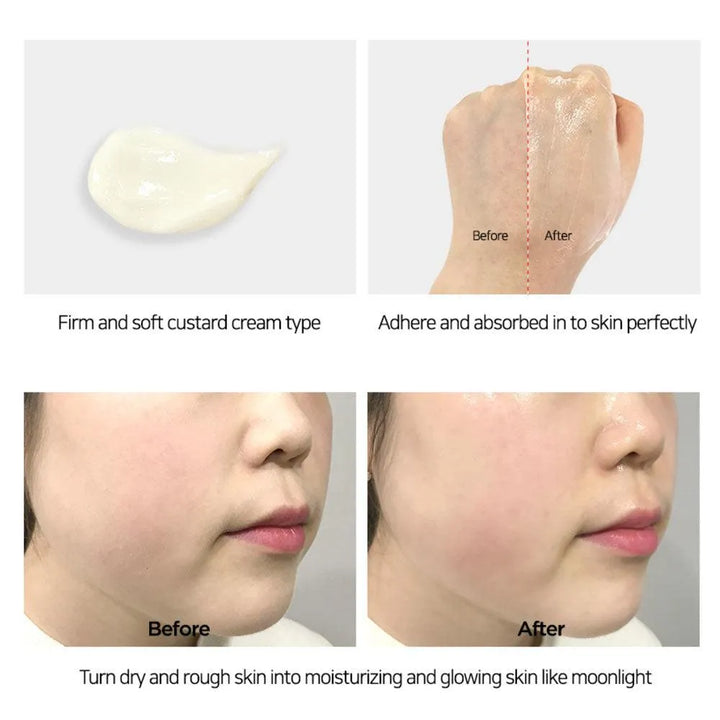 Frudia Blueberry Honey Overnight Mask before and after results on skin, shown at Me Time Groningen Korean skincare shop.