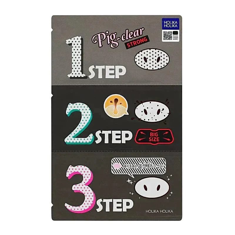 Holika Holika Pig Clear Black Head 3-Step Kit Strong
