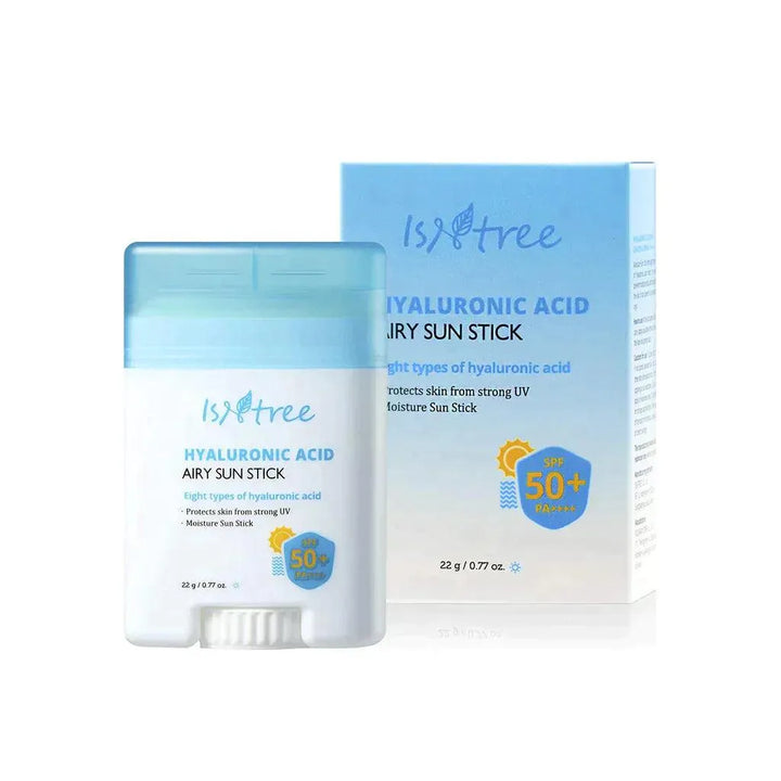 Isntree Hyaluronic Acid Airy Sun Stick SPF 50+, Korean skincare product at Me Time Groningen