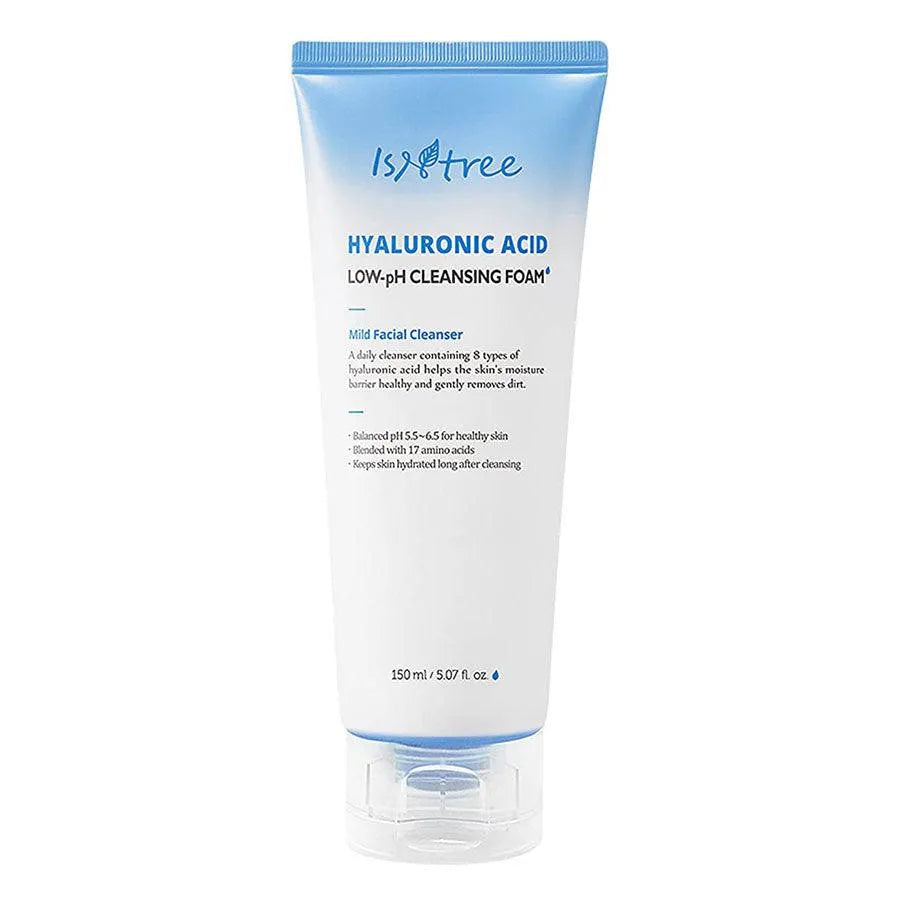 Isntree Hyaluronic Acid Low-pH Cleansing Foam tube, Korean skincare, Me Time Groningen