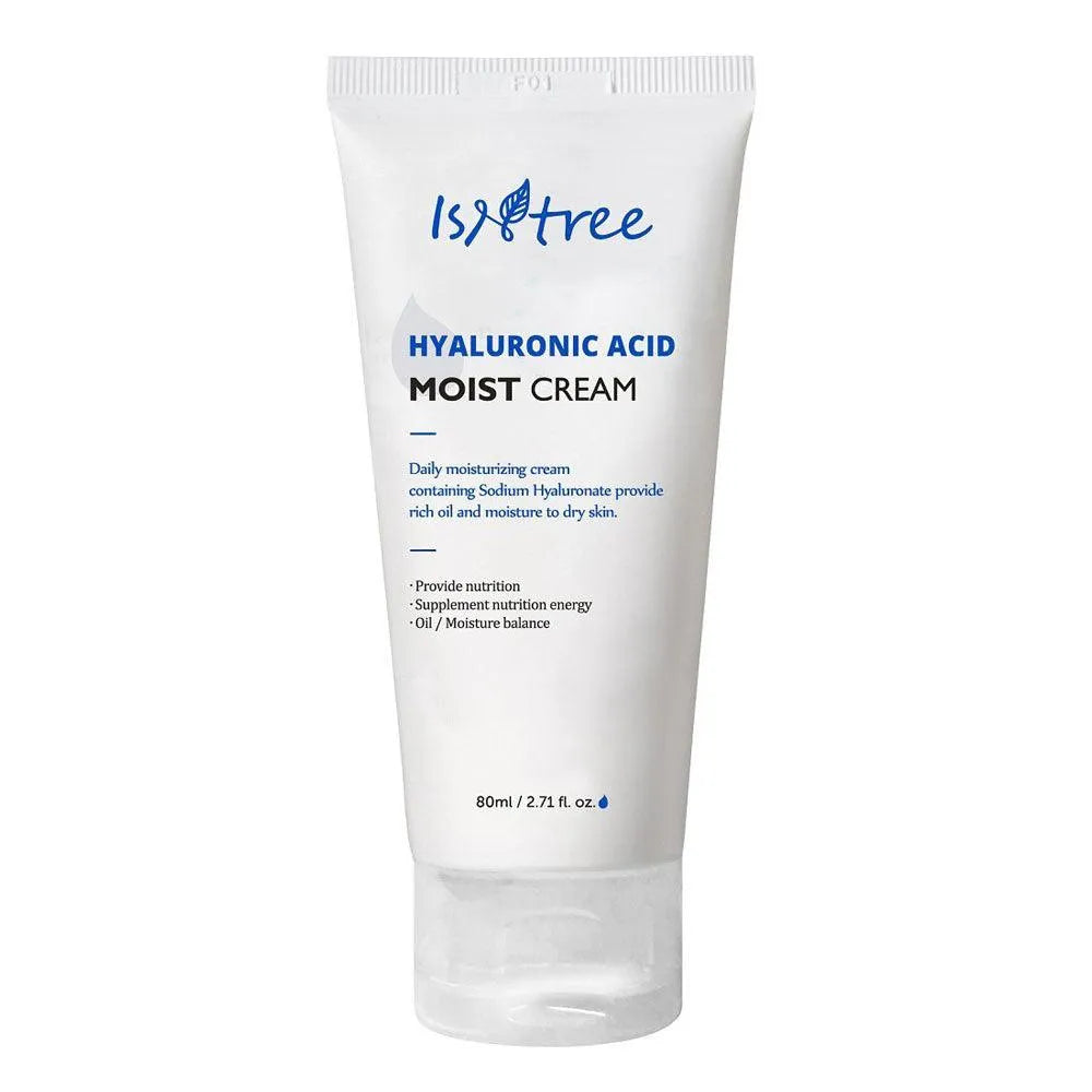 Isntree Hyaluronic Acid Moist Cream tube, Korean skincare product at Me Time Groningen