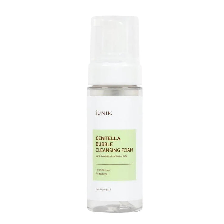 iUNIK Centella Bubble Cleansing Foam Korean skincare bottle, Me Time Groningen