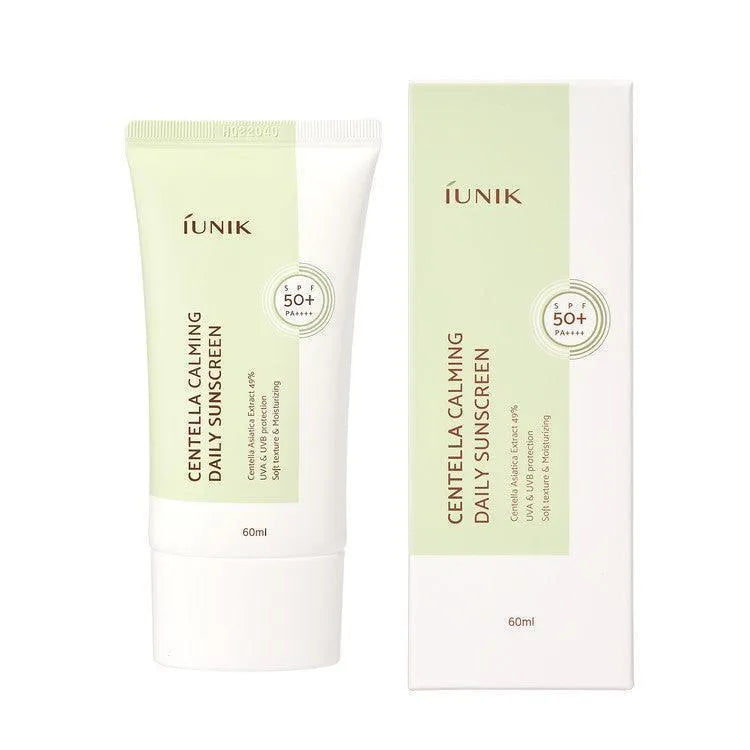 iUNIK Centella Calming Daily Sunscreen SPF50 PA++++ with box, Korean skincare Nederland