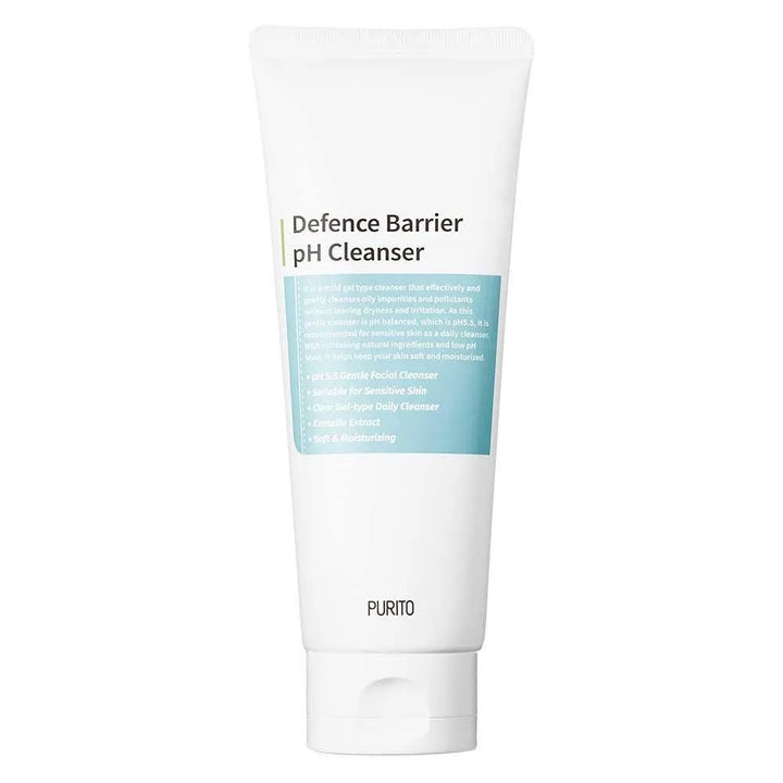 Purito Defence Barrier pH Cleanser tube, Korean skincare product at Me Time Groningen