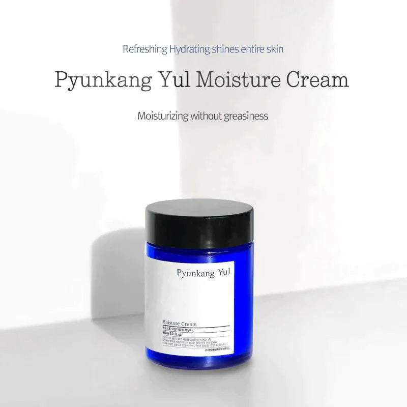 Pyunkang Yul Moisture Cream blue jar, Korean skincare product at Me Time Groningen