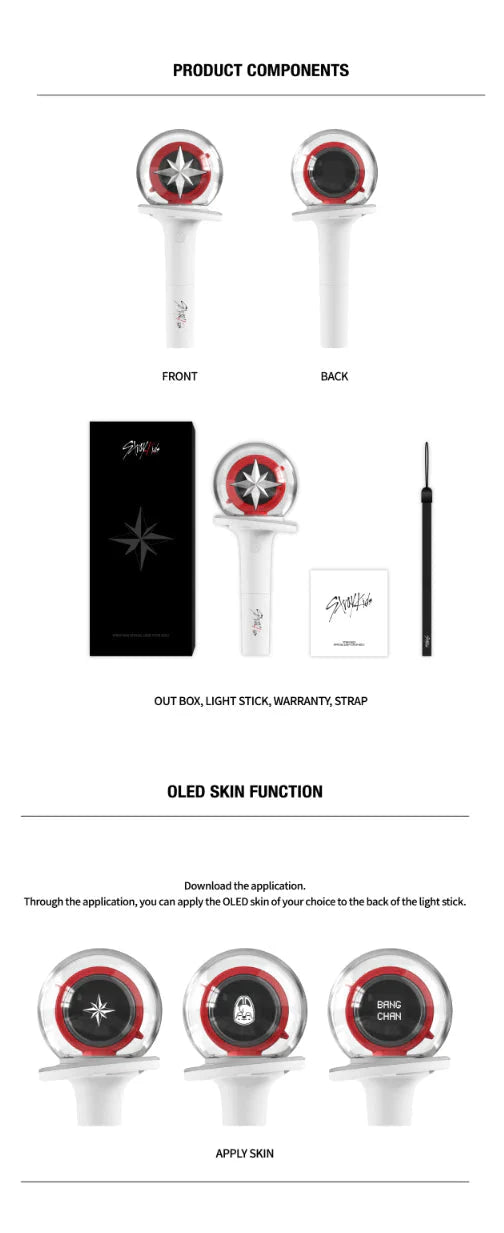STRAY KIDS OFFICIAL LIGHT STICK VER.2