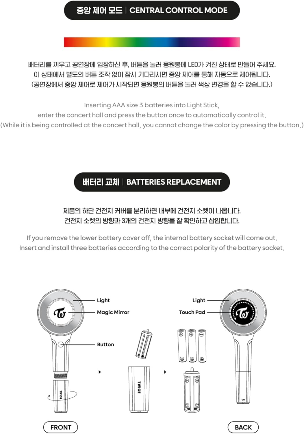 TWICE - CANDYBONG ∞ OFFICIAL LIGHT STICK (Ver. 3)
